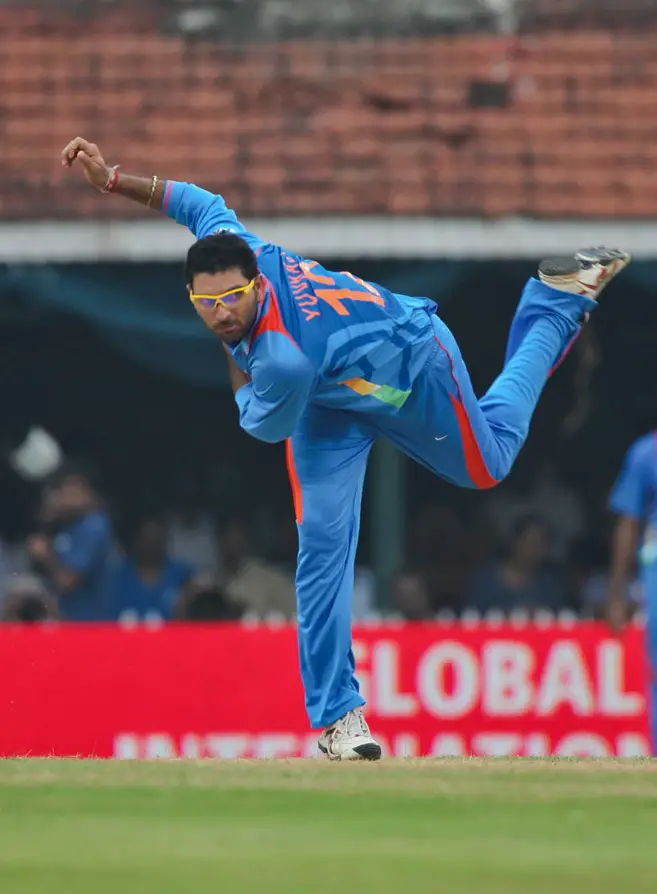 युवराज सिंह: विश्व कप में 4+ विकेट