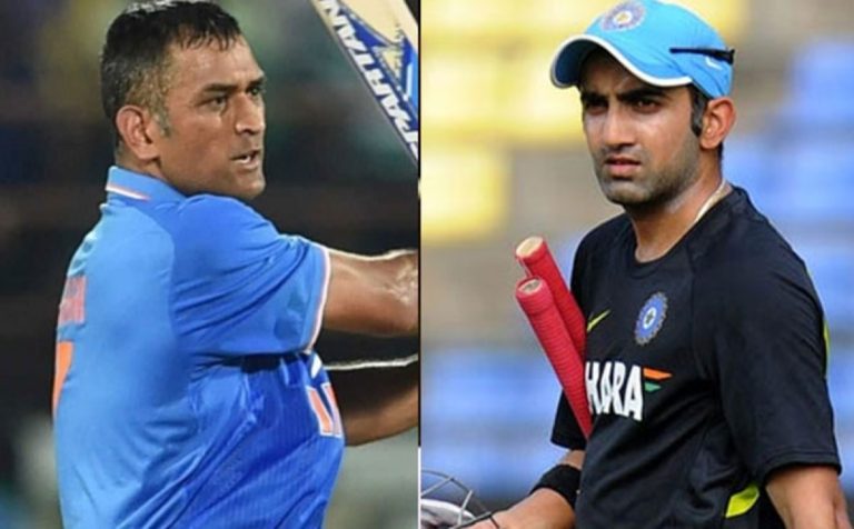 MS Dhoni and Gautam Gambhir