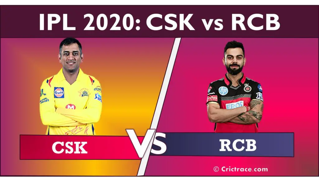 चेन्नई Vs बैंगलोर Csk Vs Rcb Ipl2020 25वां मैच 730 Pm पर होगी धोनी Vs कोहली की फाइट देखें 