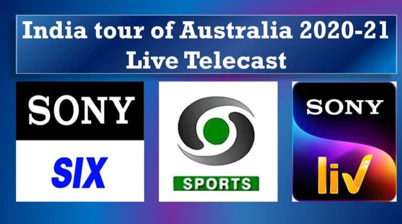 India tour of Australia 2020-21 Live