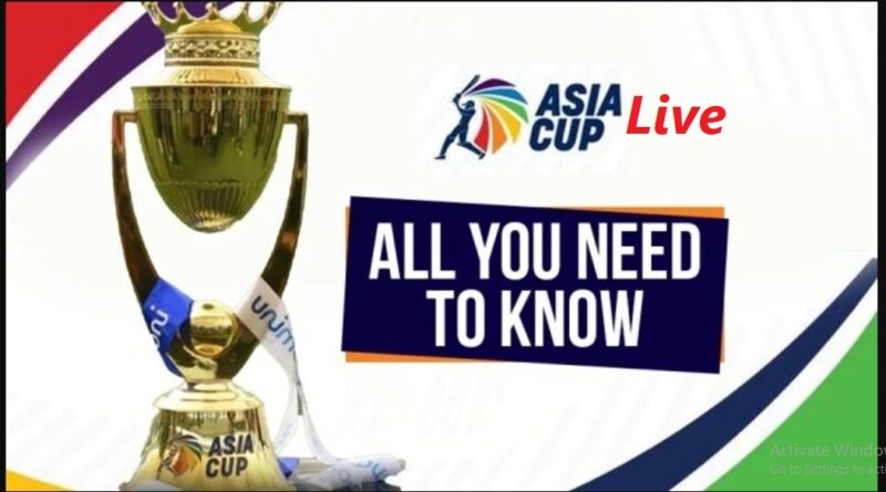 Asia cup 2022 Live telecast (एशिया कप 2022 लाइव प्रसारण और एशिया कप 2022 लाइव स्ट्रीमिंग)