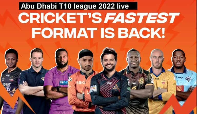 Abu dhabi T10 League 2022 live streaming and schedule / Abu dhabi T10 League 2022 लाइव प्रसारण और शेड्यूल