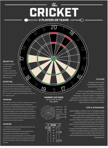 Gå tilbage Misvisende Produktiv Darts Cricket Rules: A Fun and Strategic Game for Every Bar-Going Adult -  CricTrace