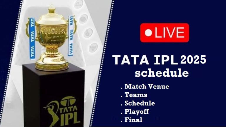 Tata IPL 2025 schedule and venue | आईपीएल 2025 शेड्यूल, वेन्यू, मैच डिटेल | आईपीएल 2025 टाइम टेबल | IPL 2025 time table