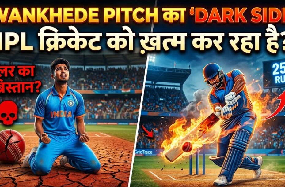 भारतीय क्रिकेट की मौत | भारतीय क्रिकेट बर्बाद - Wankhede Pitch का 'Dark Side': कैसे सपाट पिचें कर रही है भारतीय क्रिकेट को खत्म?