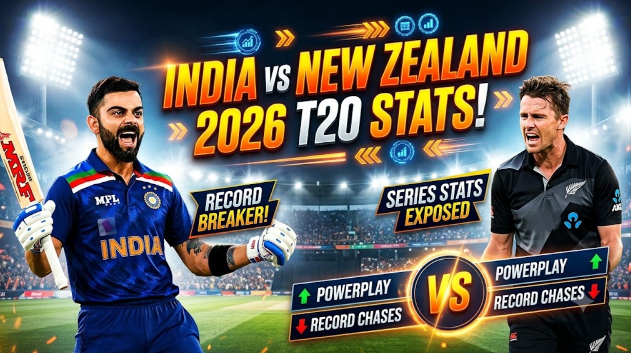 India vs New Zealand 2026 T20 Stats: